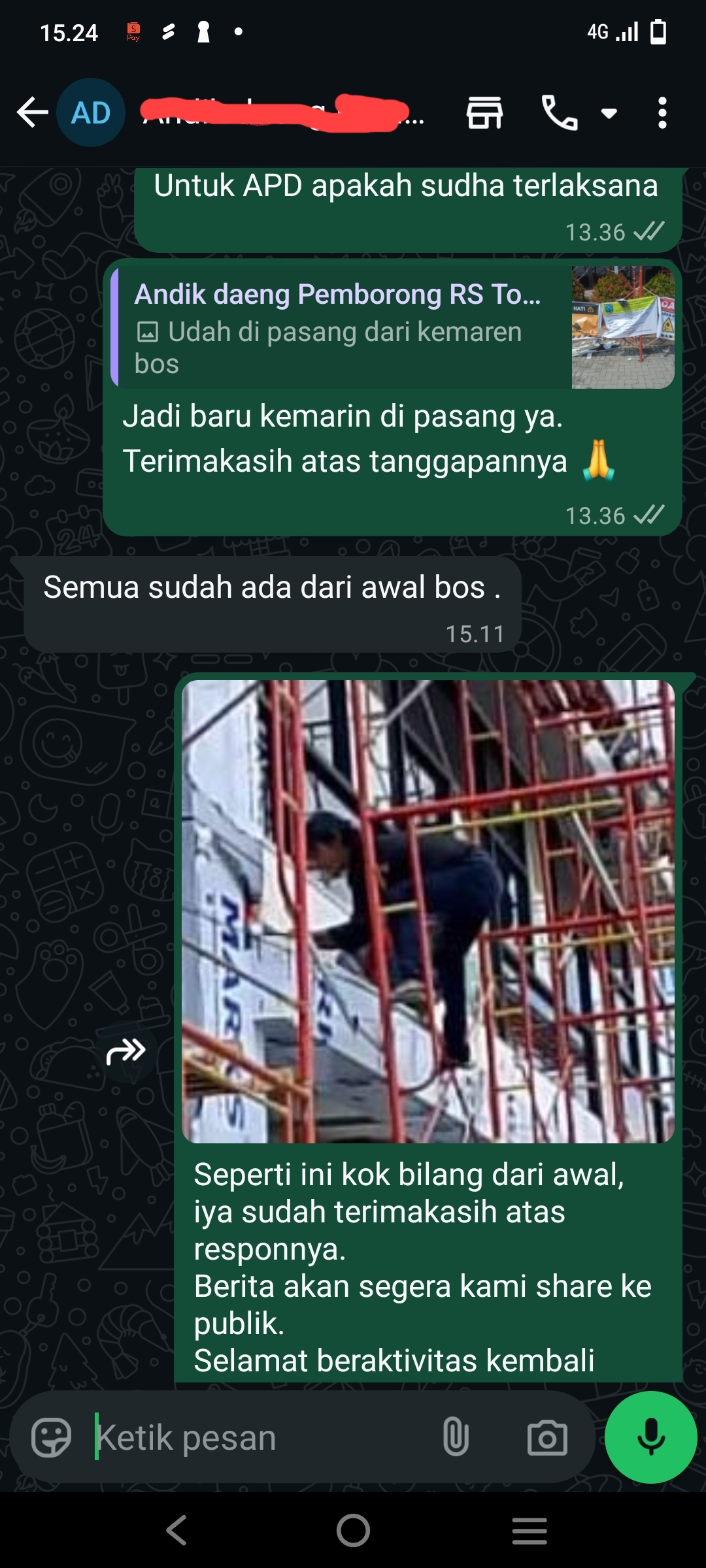 Pesan Balasan Selanjutnya 