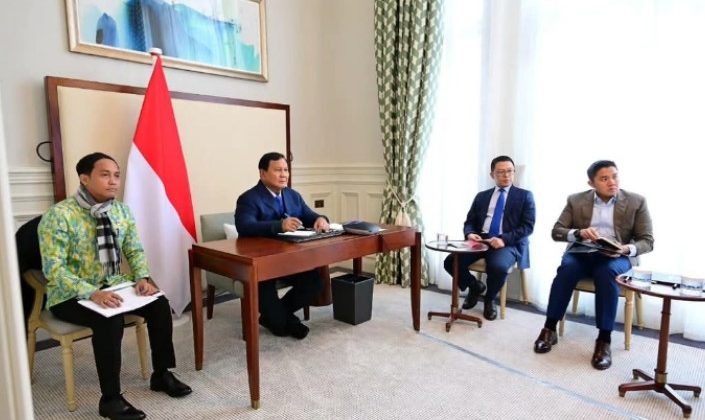 Dari London, Presiden Prabowo Pimpin Rapat Terbatas Bahas Penertiban Kawasan Hutan