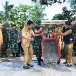 Peletakan Batu Pertama Tandai Dimulainya Pra TMMD Ke-129 di Ledok Tempuro, Perkuat Sinergi Bangun Desa