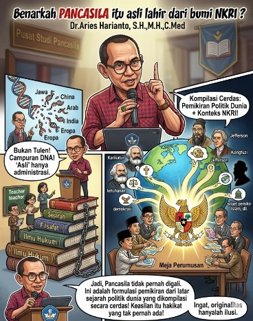Bukan Produk Isolasi Budaya, Pakar Hukum Unej Sebut Pancasila Racikan Jenius Nilai Global