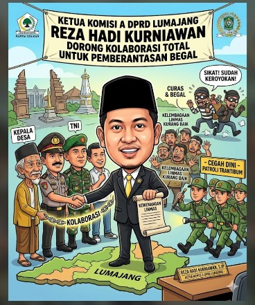 Sorotan Tajam Peran Linmas ? Ketua Komisi A DPRD Lumajang Desak Kolaborasi dan Optimalisasi Linmas 
