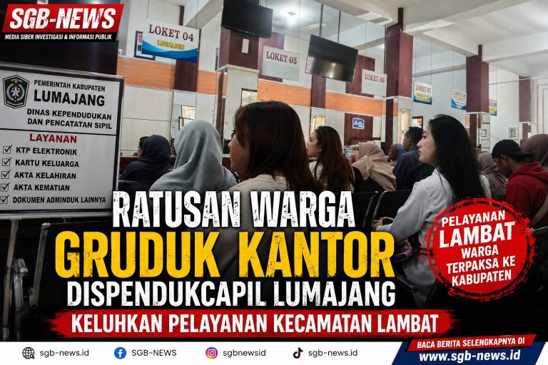 Ratusan Warga Gruduk Kantor Dispendukcapil Lumajang, Keluhkan Pelayanan Kecamatan Lambat